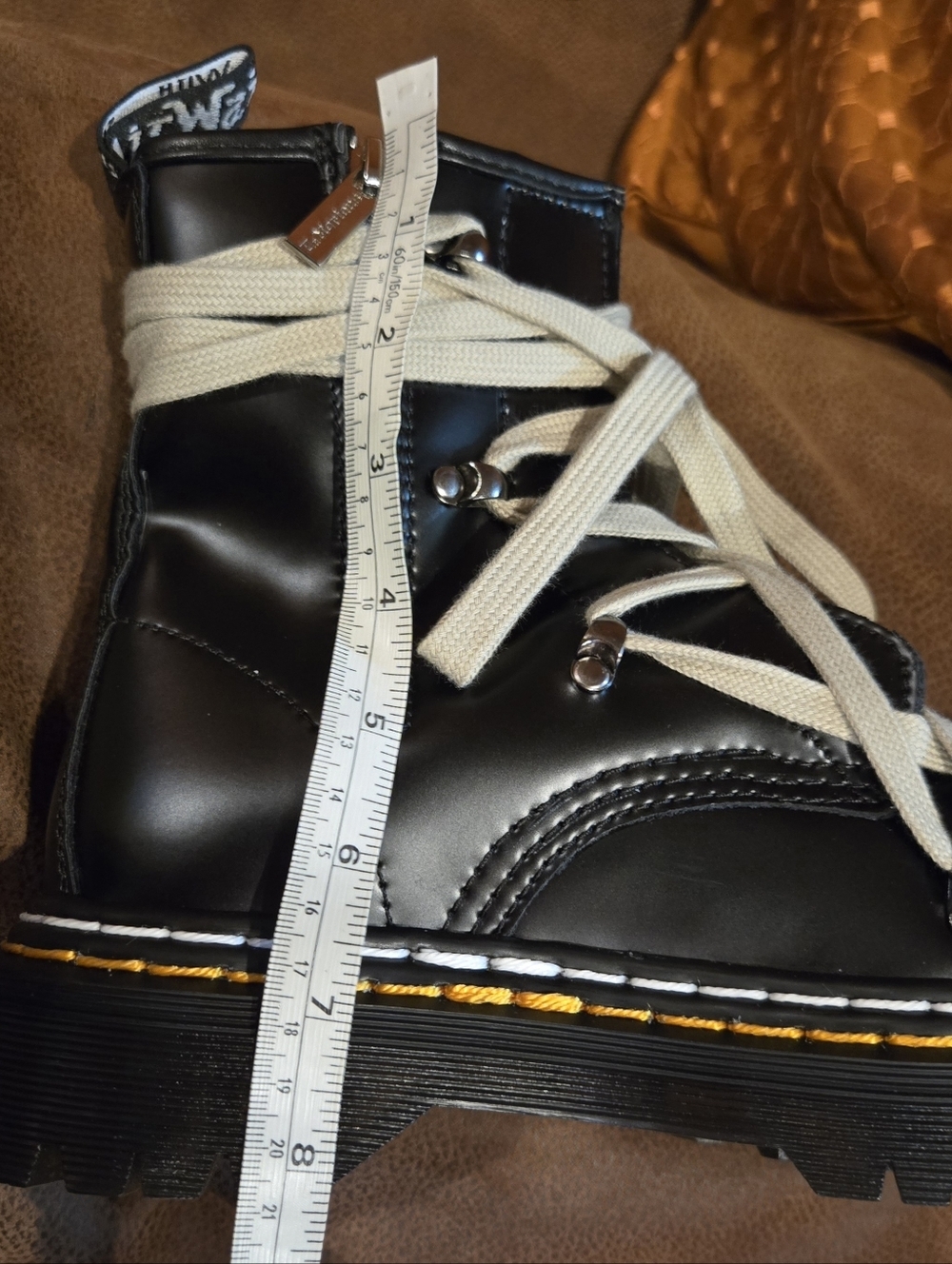 Doc Dr Martens x Rick Owens 1460 Bex Leather Lace-Up Boot US Size 7M/EU 38 ~NEW! - Picture 11 of 15